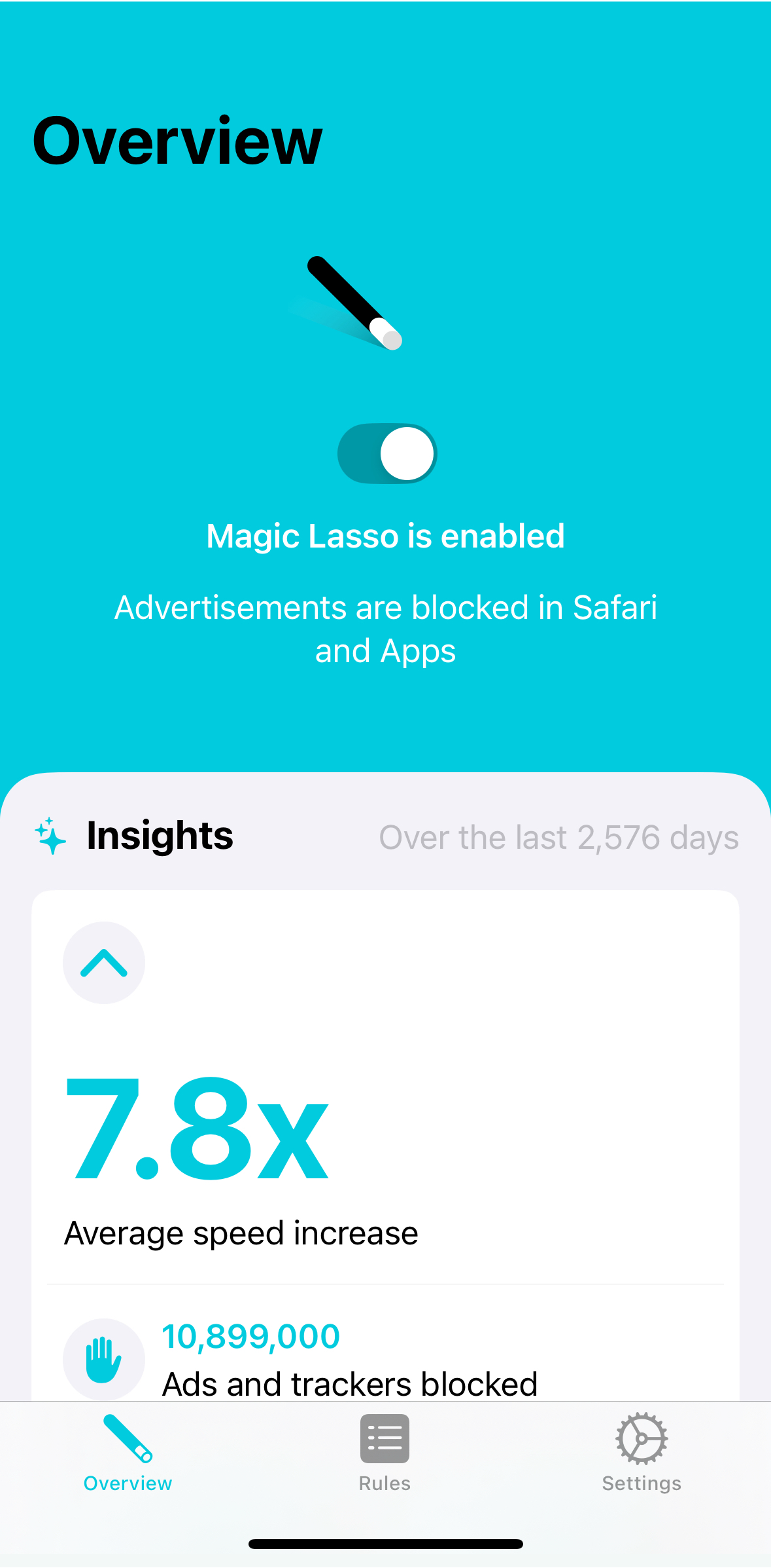Magic Lasso Adblock iPhone screenshot